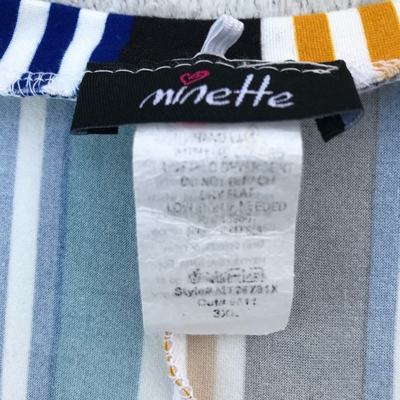 Minette Rainbow Striped Blouse - Picture 4 of 6